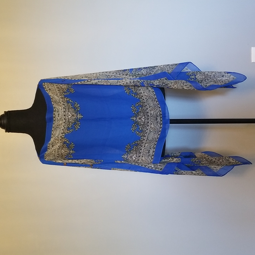 Blue cape